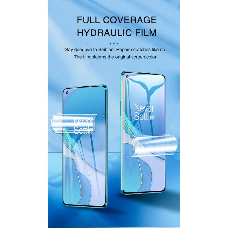 3pcs Hydrogel Film Di Pelindung Layar Untuk OnePLus 5 5T 6 6T 7 7T 8T 9 9R 10 Nord Pro Lite Full Cover Soft Screen Protector Film