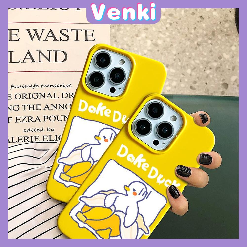 iPhone Case Soft TPU Glossy Yellow Candy Case Cute Dozing Duck Camera Protection Shockproof For iPhone 14 13 12 11 Pro Max 7 8 Plus X XR