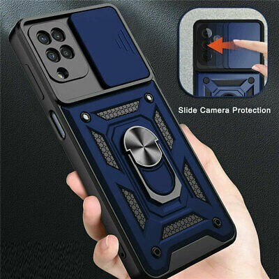 [ Vivo V21(4G) ] Hard Case Robot Case Transformer + Ring Armor Slide Camera