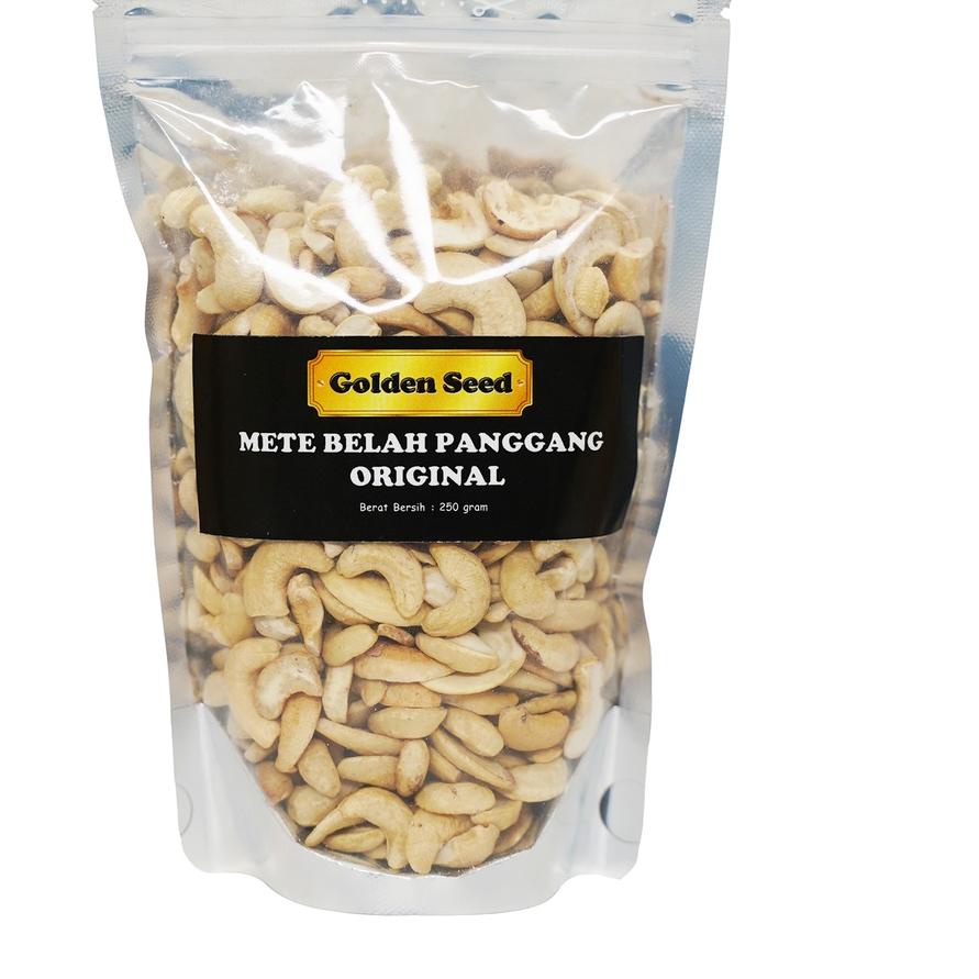 

❉ [BELAH] METE BELAH PANGGANG ORIGINAL 250 GR | MEDE OVEN MENTE ROASTED SPLIT CASHEW 250 GRAM | ORIGINAL ✽