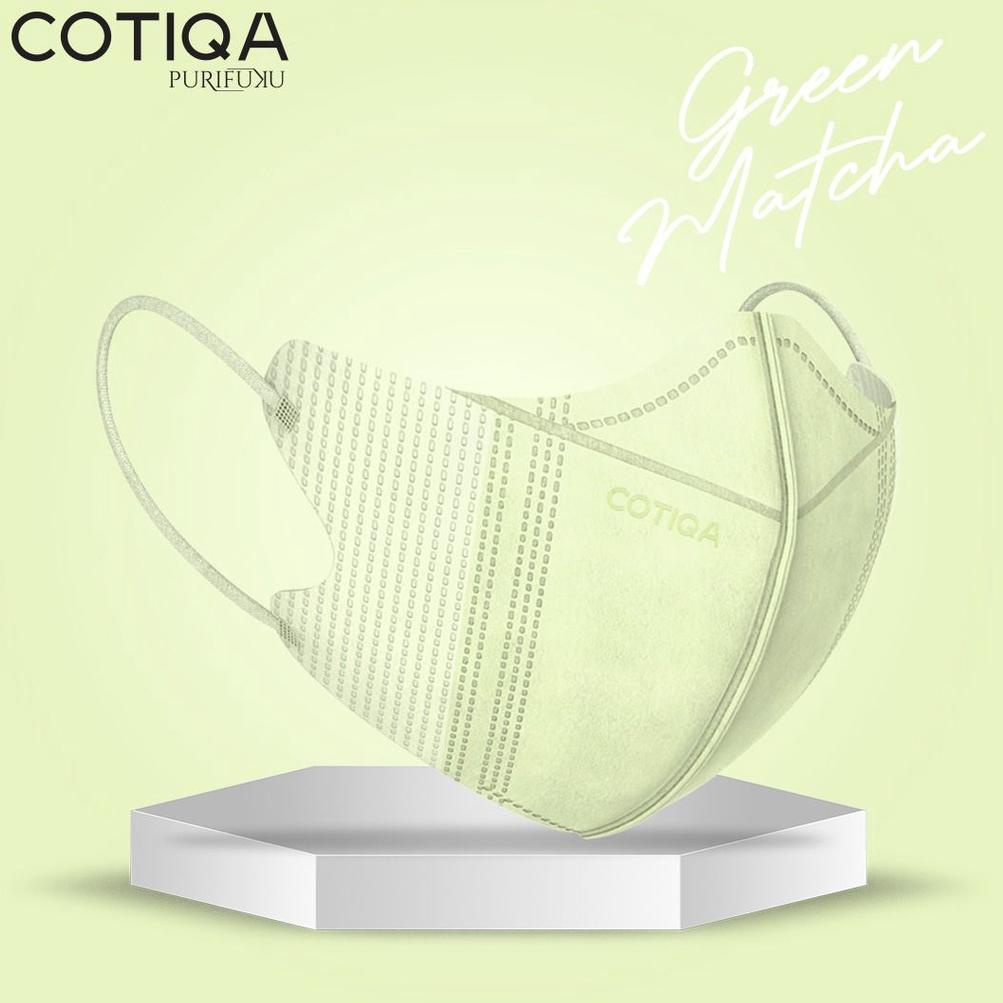 >V44859) Masker Duckbill Cotiqa 4Ply Copper Oxide Tebal Premium Masker Model Sensi