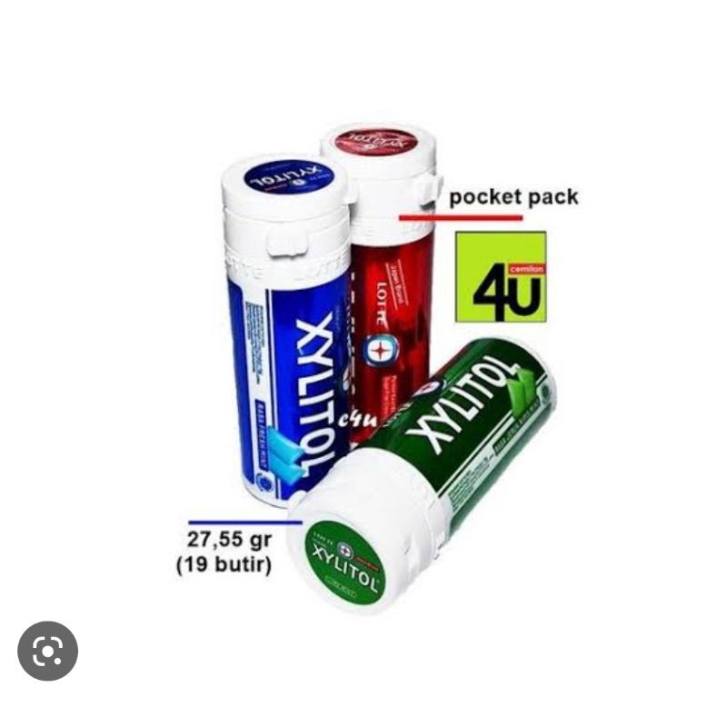 

LOTTE XYLITOL (permen karet 27,55 g)