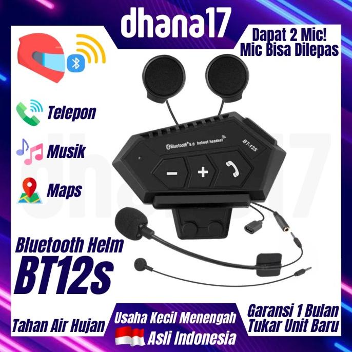BT12S Bluetooth Helm | BT12 S | BUKAN INTERCOM