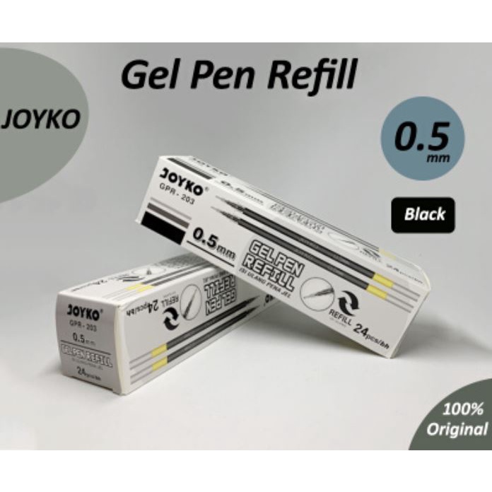 

Isi Refill Pulpen / Pen Gel JOYKO 0.5mm GPR 263 (24 pcs)