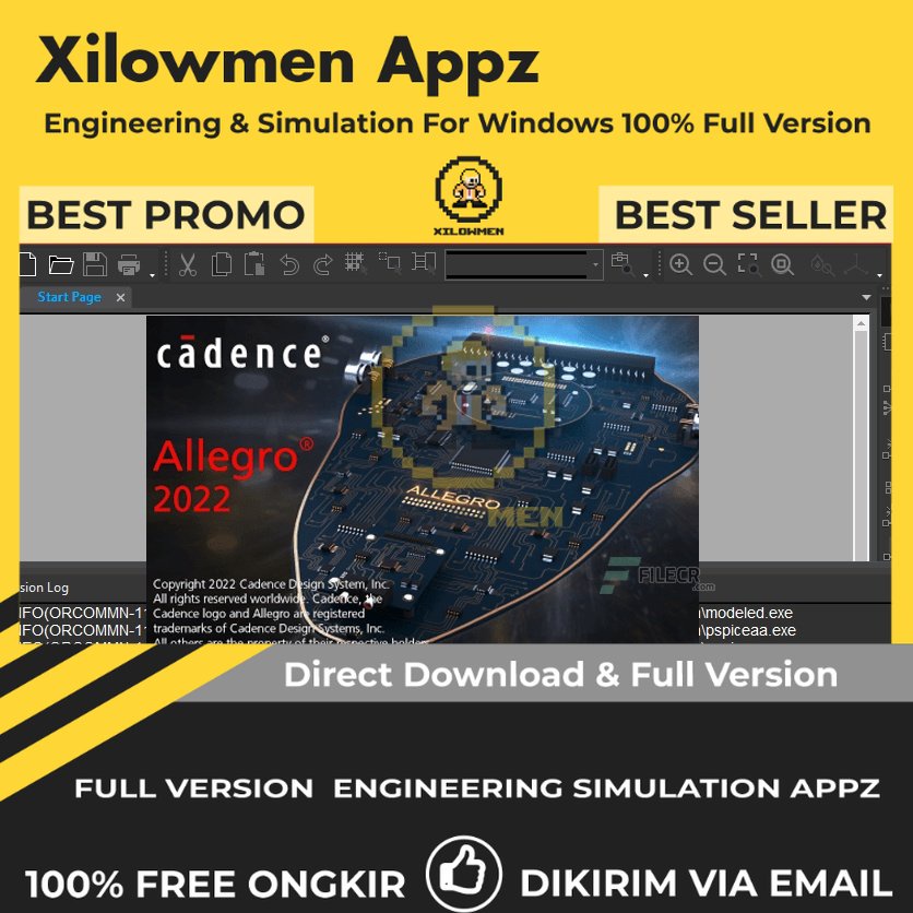 [Full Version] Cadence SPB Allegro and OrCAD 2022 v Pro Engineering Software Lifetime Win OS