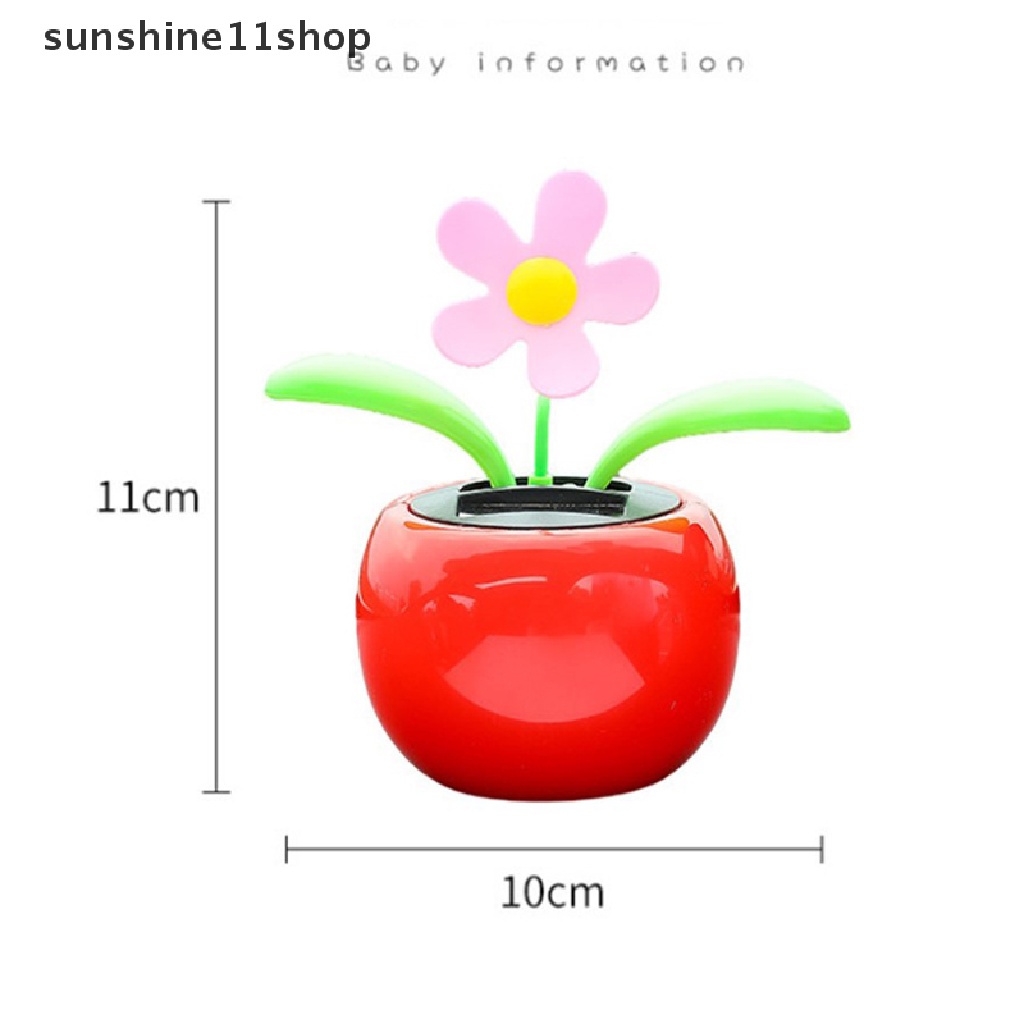 Sho 1pc Ornamen Dashboard Mobil Bunga Menari Berayun Aksesoris Mobil Mainan Auto Interior Dekorasi Hadiah Untuk Teman N