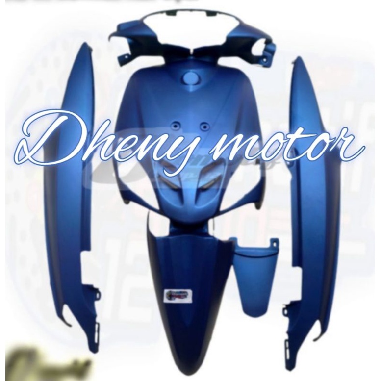 Cover Body Alus Body Halus Mio Sporty Mio Lama Warna Blue Matte Biru Doff