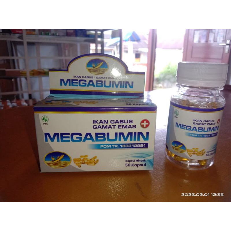 Megabumin Kapsul Ikan Gabus | Kapsul Caesar | Kapsul gabus operasi