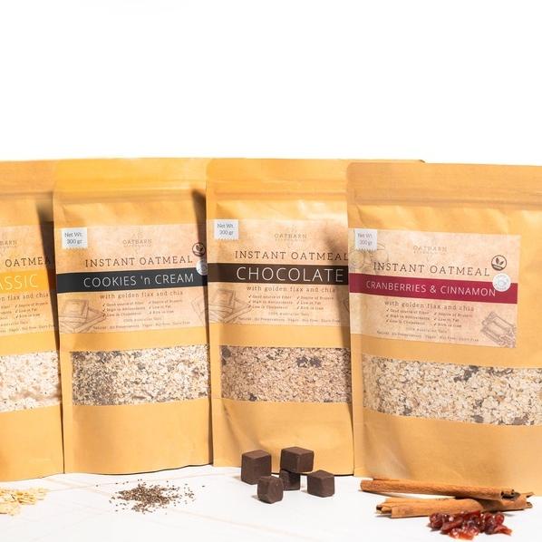 

➧ OatBarn Instant Oatmeal 300 Gram | Oat meal Instant ❀
