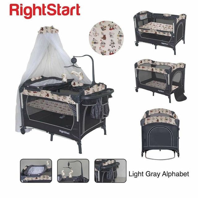 RightStart PY888 Playard 2in1 Box Baby - Box Tempat Tidur Bayi