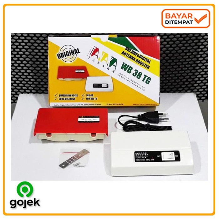 Terlaris Booster Penguat Sinyal Signal Antena Tv Uhf Tanaka Wb 38 Tg Boster