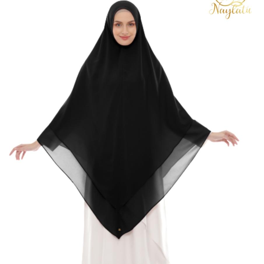 ℮ NAYLATU - Jilbab Hijab Khimar Nonpad Ansaria Ceruty Babydoll Ori Naylatu ✦