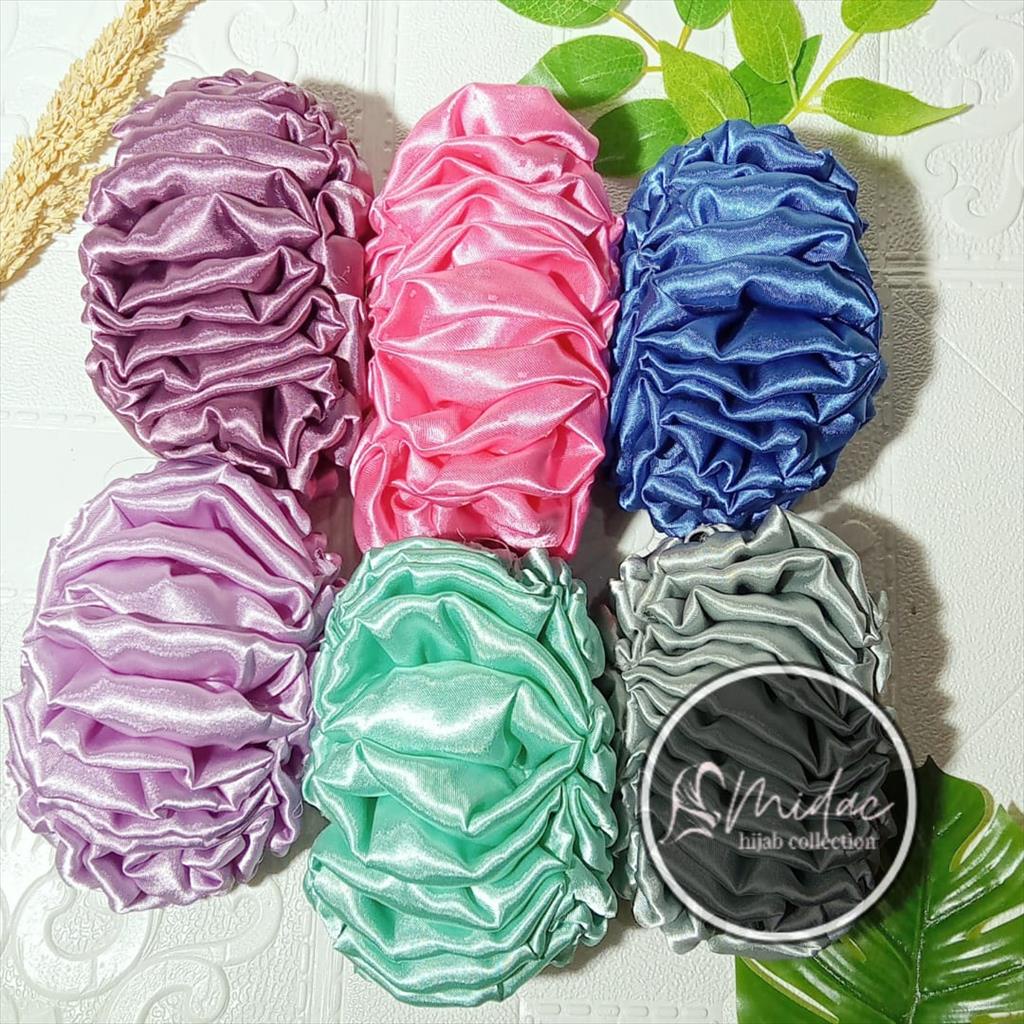 Jepit Hijab Jumbo Salon - Jepit Rambut Kain Premium  - Jepit Scrunchie