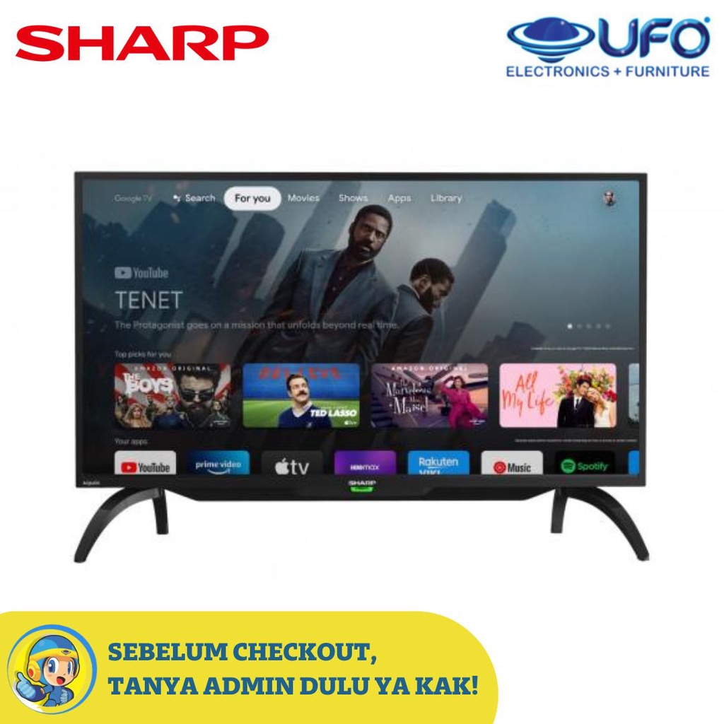SHARP 2TC42EG1I LED TV FULL HD TV ANDROID TV GOOGLE TV 42inch