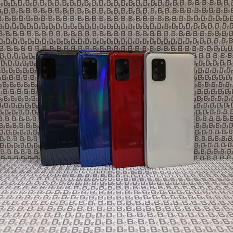 FRAME+BACKDOOR FULLSET BEZZEL BAZZEL KESING CASING HOUSING SAMSUNG GALAXY A31-A315-A315F ORIGINAL