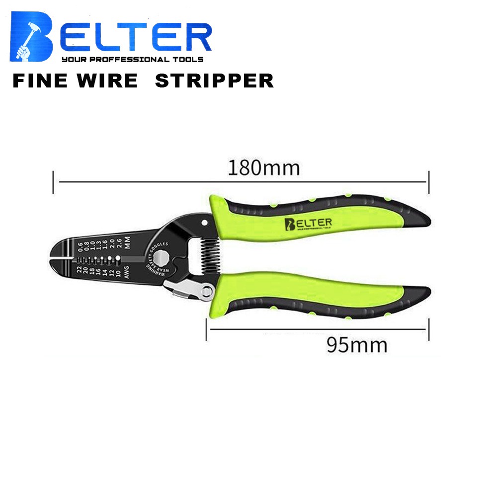 TERMURAH!! Tang potong besi dan kupas kabel wire stripper 3in1 Wire Stripper Pengupas Kulit Kabel Kupas Kabel BY BELTER