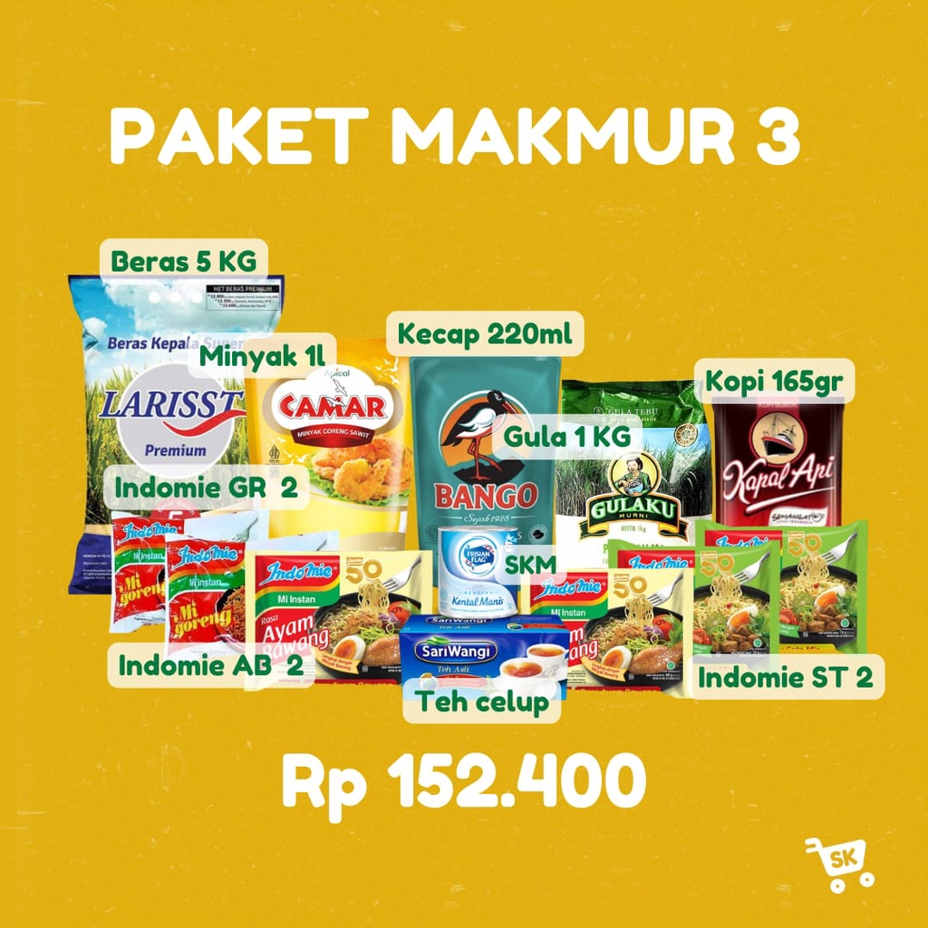 

PAKET SEMBAKO - PAKET MAKMUR 3
