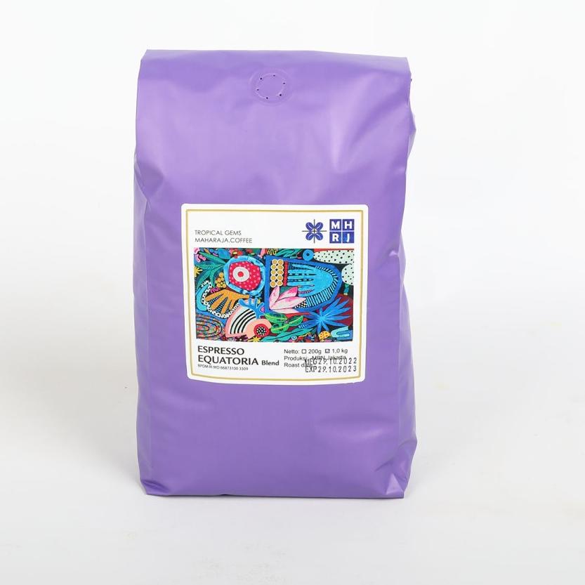 

♪ Espresso EQuatoria Blend 2/3 Arabica & Robusta Business Pack - Americano , Cappuccino , Cafe Latte ➱