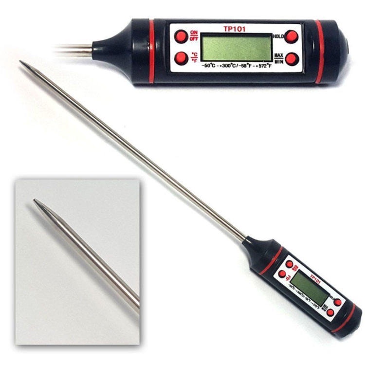 Termometer Makanan TP101 Digital Masak Minyak Air BBQ Food Thermometer