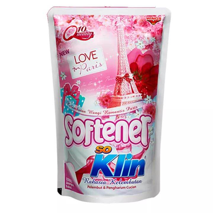 SO KLIN SOFTENER PARIS 900ML -PEWANGI PAKAIAN CAIR