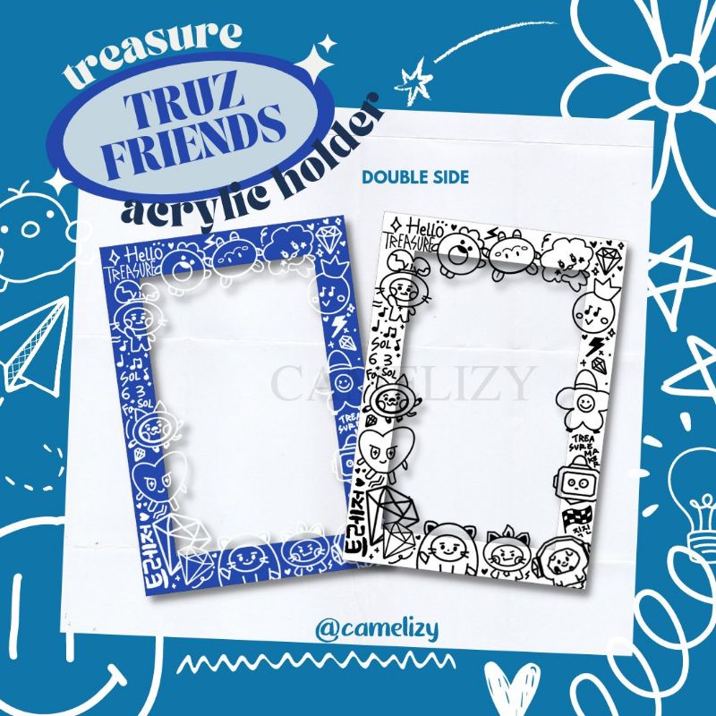 CAHOL TREASURE 'TRUZ FRIENDS' | acrylic photocard holder | pc treasure | teume