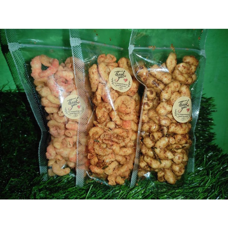 

MAKARONI BANTET/MAKARONI BANTAT/MAKARONI RENYAH KEMASAN 50 GRAM