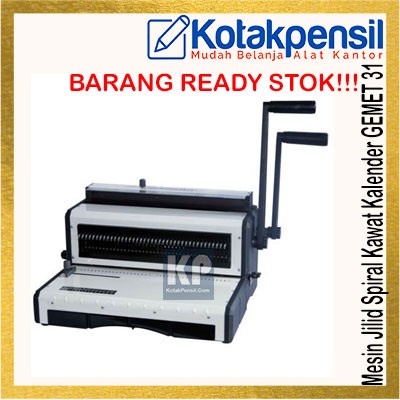 Jilid Mesin Jilid Spiral Kawat Gemet 31 Calendar Kalender Duduk / Meja