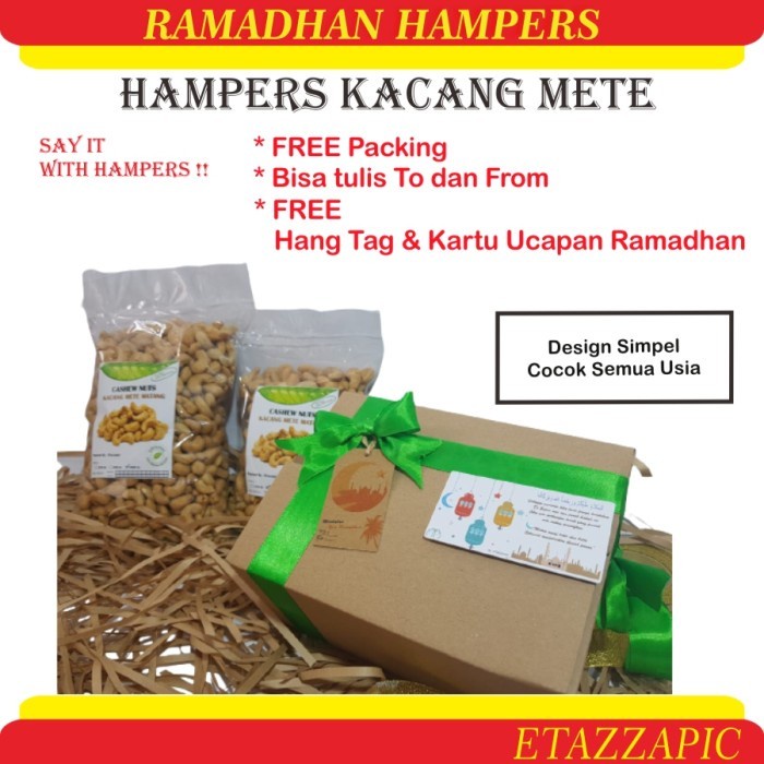 

Parsel Ramadhan Lebaran Hampers Kacang Mede Mente Mete 1Kg - 1 Kg