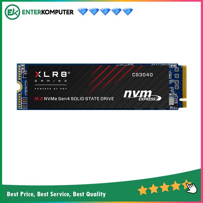 PNY XLR8 Gaming CS3040 M.2 2280 NVME PCIe Gen4x4 2TB / SSD 2TB