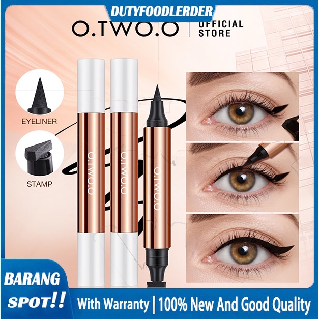 Eyeliner Stamp O TWO O Otwoo 2 in 1 Eyeliner Stamp Wing Eyeliner Liquid Waterproof Stamp Eyeliner 2 in 1 Eyeliner