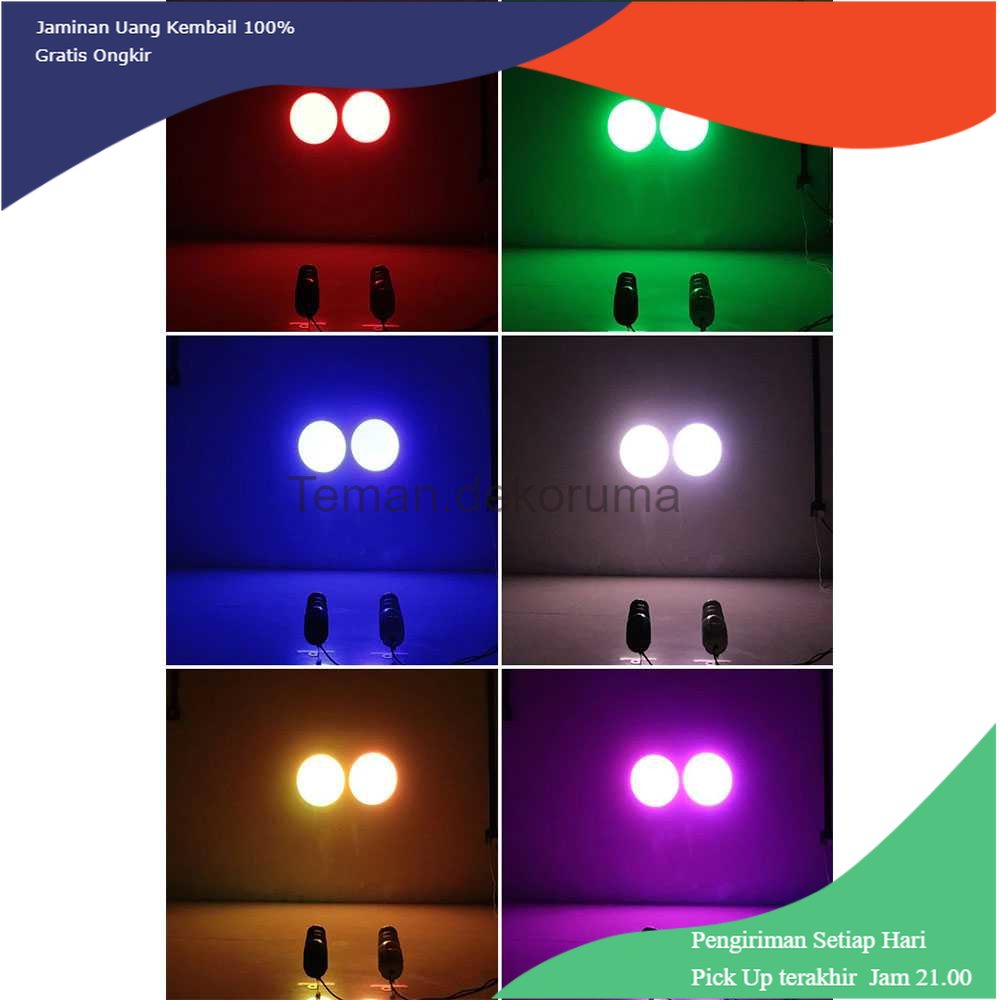 TD - LMP ALIEN Lampu Sorot LED RGB Spotlight EU Plug 220V 15W - 15RGBW