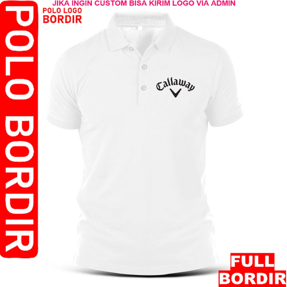 POLO BORDIR Golf Callaway PGA Sports Wedge Putter i9   / MLY POLO LOGO BORDIR