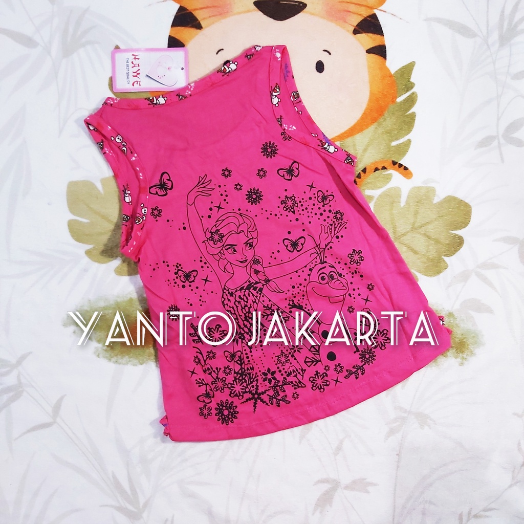 STELAN SINGLET FROZEN ANAK PEREMPUAN 1-5 TAHUN