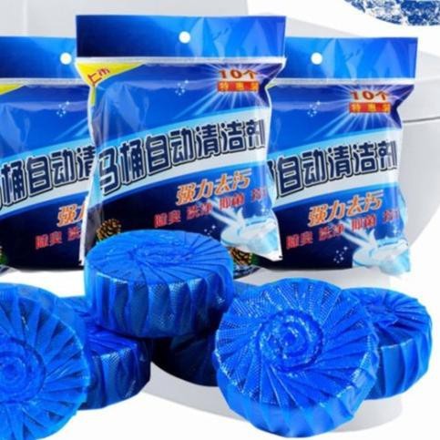 (10 PCS)Tablet Biru Pembersih Penyegar Kloset/anti Bau Jamur WC closet blue cleaner SiBiru