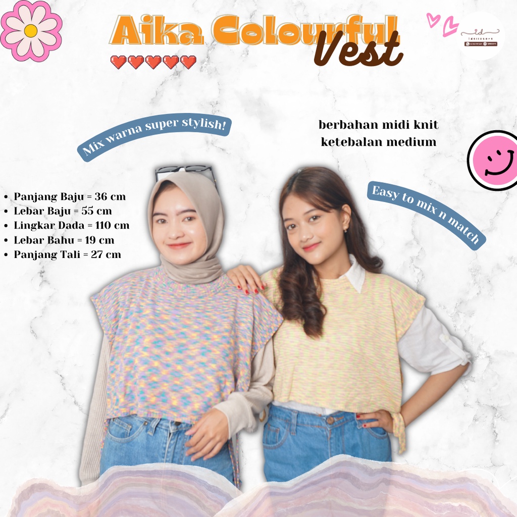 Aika Colourful Vest