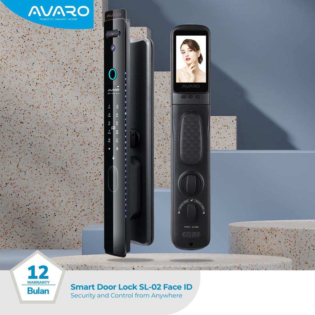 AVARO SL02 Smart Door Lock Handle RFID Fingerprint Camera Face SL 02 SL-02