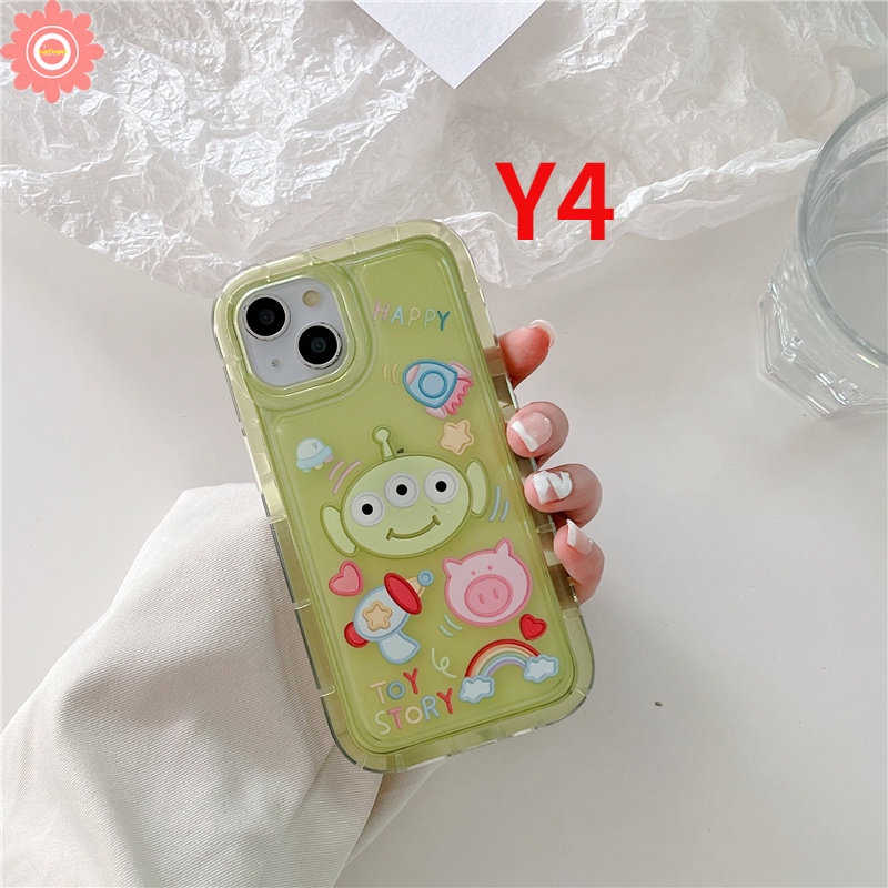 Untuk Vivo Y12 Y15 Y12i Y16 Y02S V25E Y35 Y22 Y02 Y17 Y20 Y22s Y11 Y21 Y33s Y15A Y15s Y91 Y93 Y95 Y30 Y01 Y91C Y1s Y50 Y12sY20i Y21s Toy Story Alien Buzz Lightyear Airbag Soft Case
