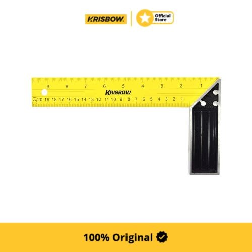 

Krisbow 25 Cm Penggaris Siku Besi