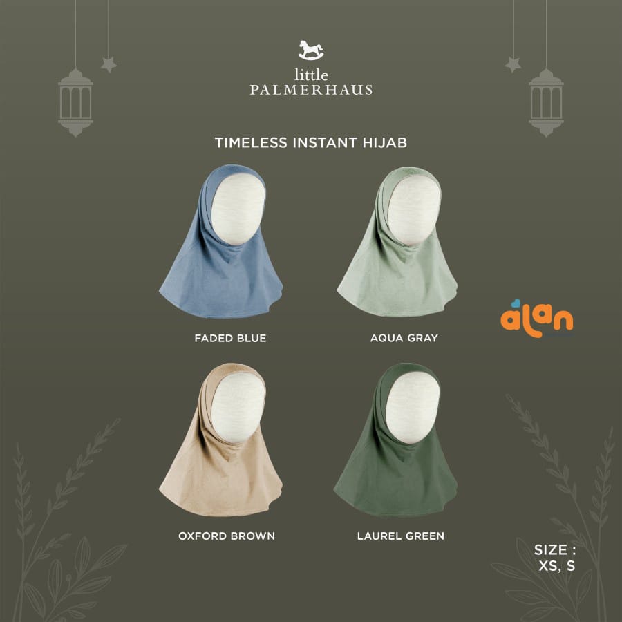 Little Palmerhaus Timeless Instan Hijab (LPH-TIH) Kerudung Anak