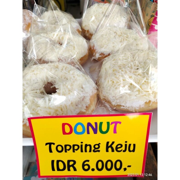 

Donat Keju kraft / donut topping kraft cheese