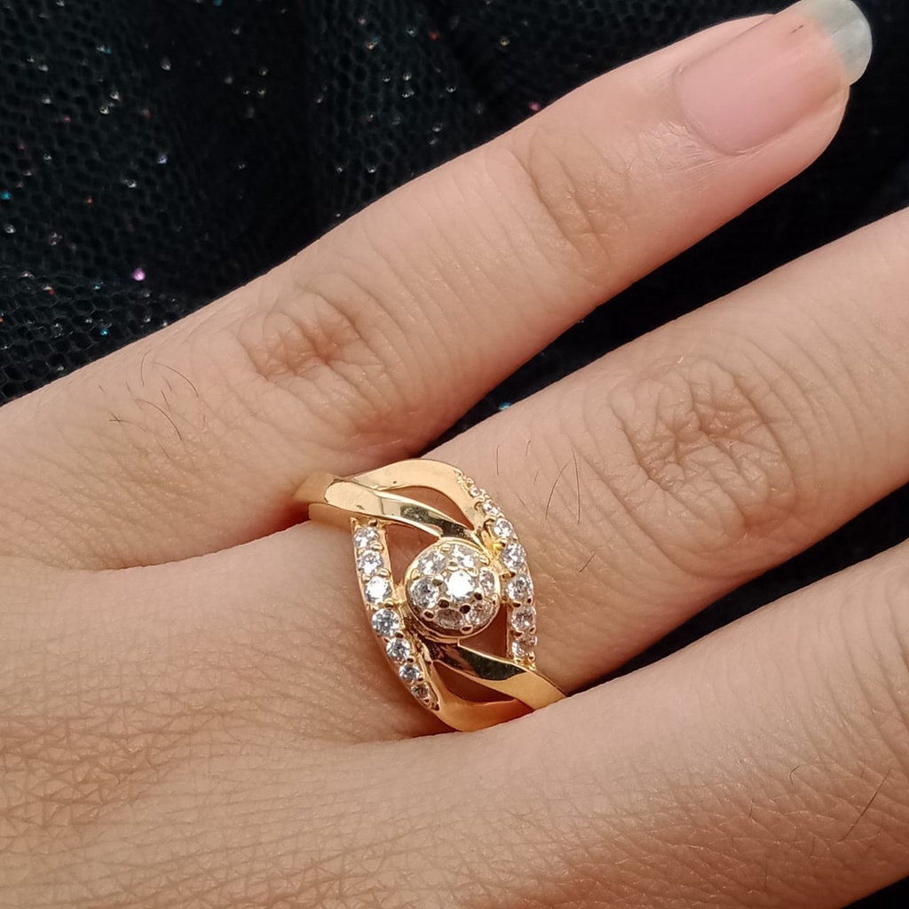 Cincin emas 17k - 3.15 gr kadar 750 - 4158