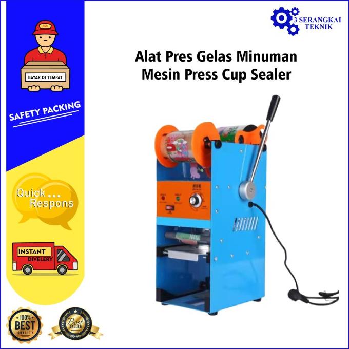 Alat Pres Gelas Minuman Mesin Press Cup Sealer