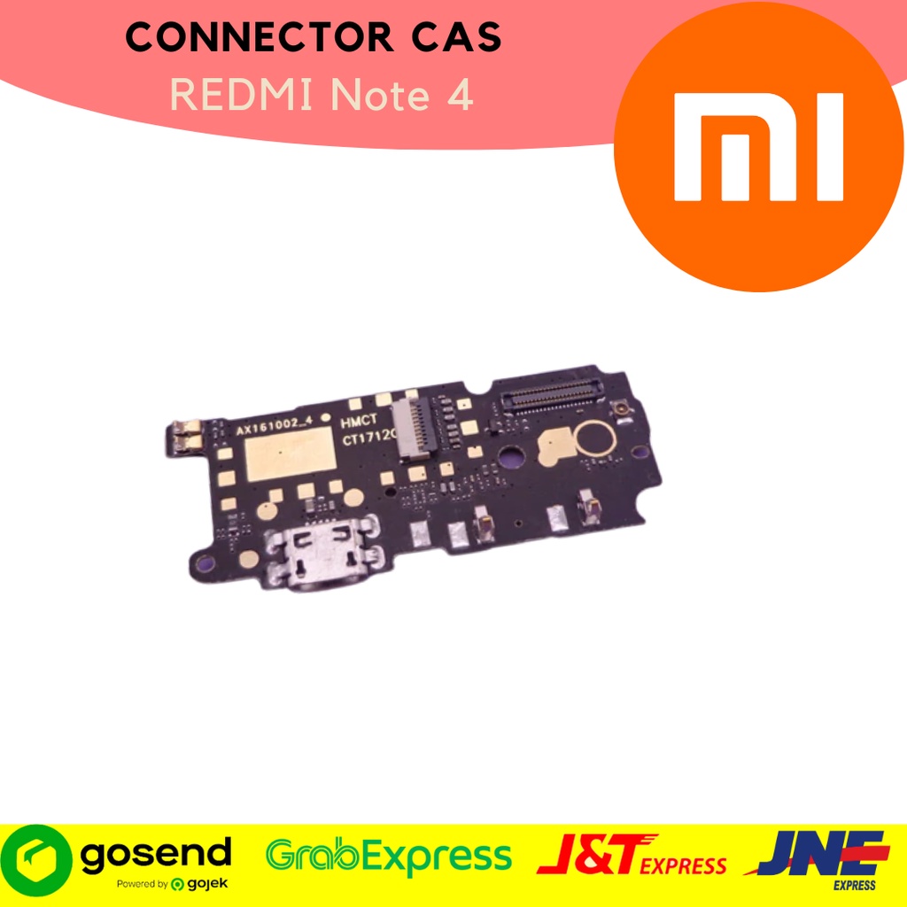 Konektor colokan cas Redmi Note 4 bergaransi
