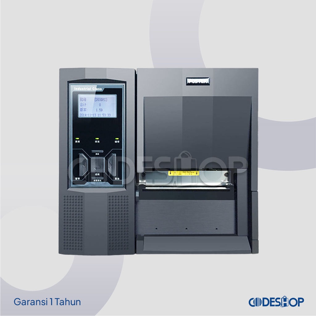PRINTER BARCODE MURAH POSTEK TX 2 INDUSTRIAL | PABRIK | LOGISTIK