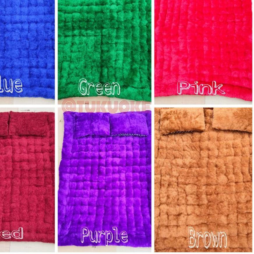 ♢ KASUR LANTAI GENDER KASUR MENUL MOTIF POLOS UK  FREE 2BANTAL KASUR GENDER KARAKTER KARTUN ➽