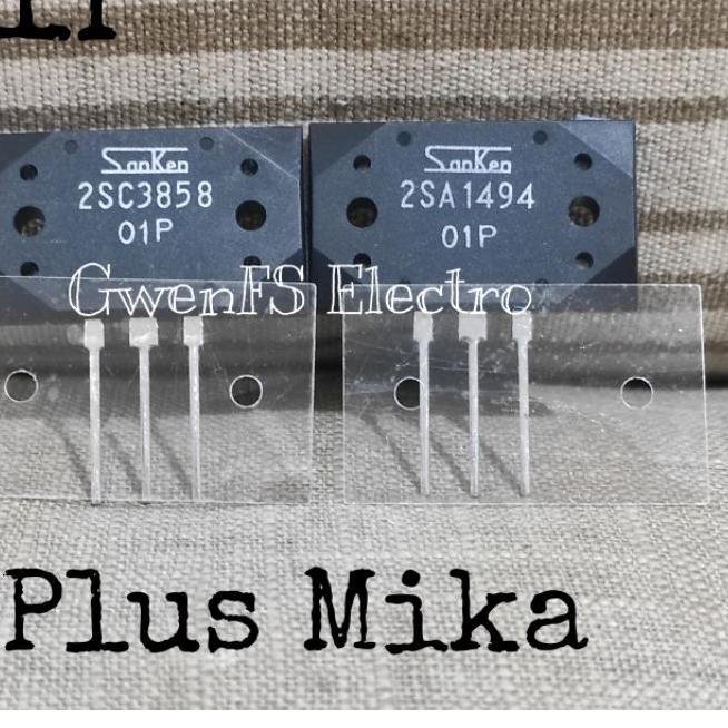 ♦ Transistor Power SANKEN 2SC3858 2SA1494 SANKEN  01P Original Super Japan ♠