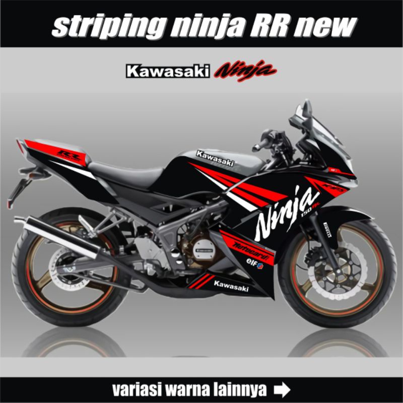 Striping Ninja RR New / Sticker Ninja RR New / Sticker List Body Motor Kawasaki Ninja RR New / Stock