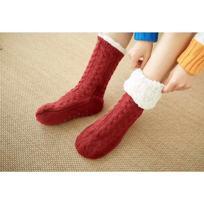 SLIPPER THICK SOCKS #1107