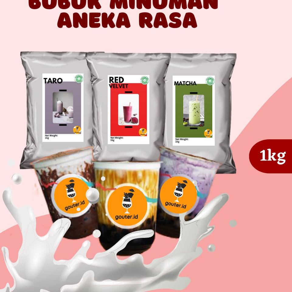 

Original BUBUK MINUMAN RASA 1KG / SERBUK MINUMAN ANEKA RASA / BUBUK MINUMAN KEKINIAN / MINUMAN INSTAN / BOBA grosir