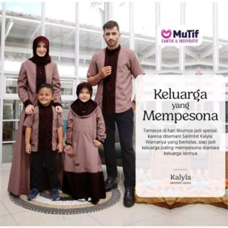 COD Sarimbit Mutif Kalyla Maroon Promo 2023